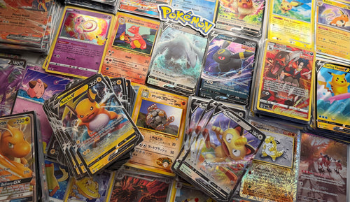 100 Card Pokemon Master Lot - Full Art Rares Holos Vintage Set