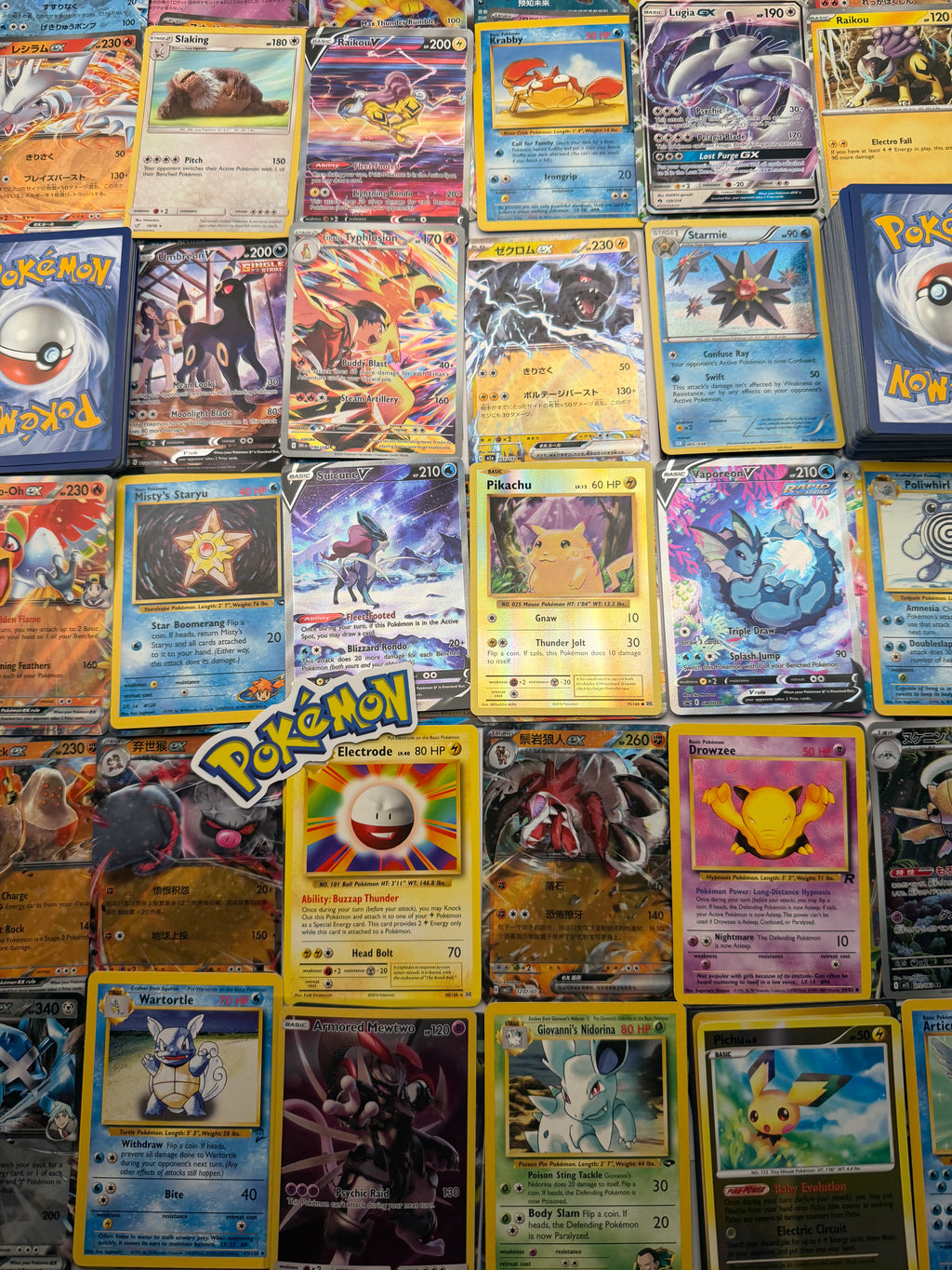 MEGA 1+ Pound Pokemon Card Lot - 150+ Cards Holo Vintage EX Full Art
